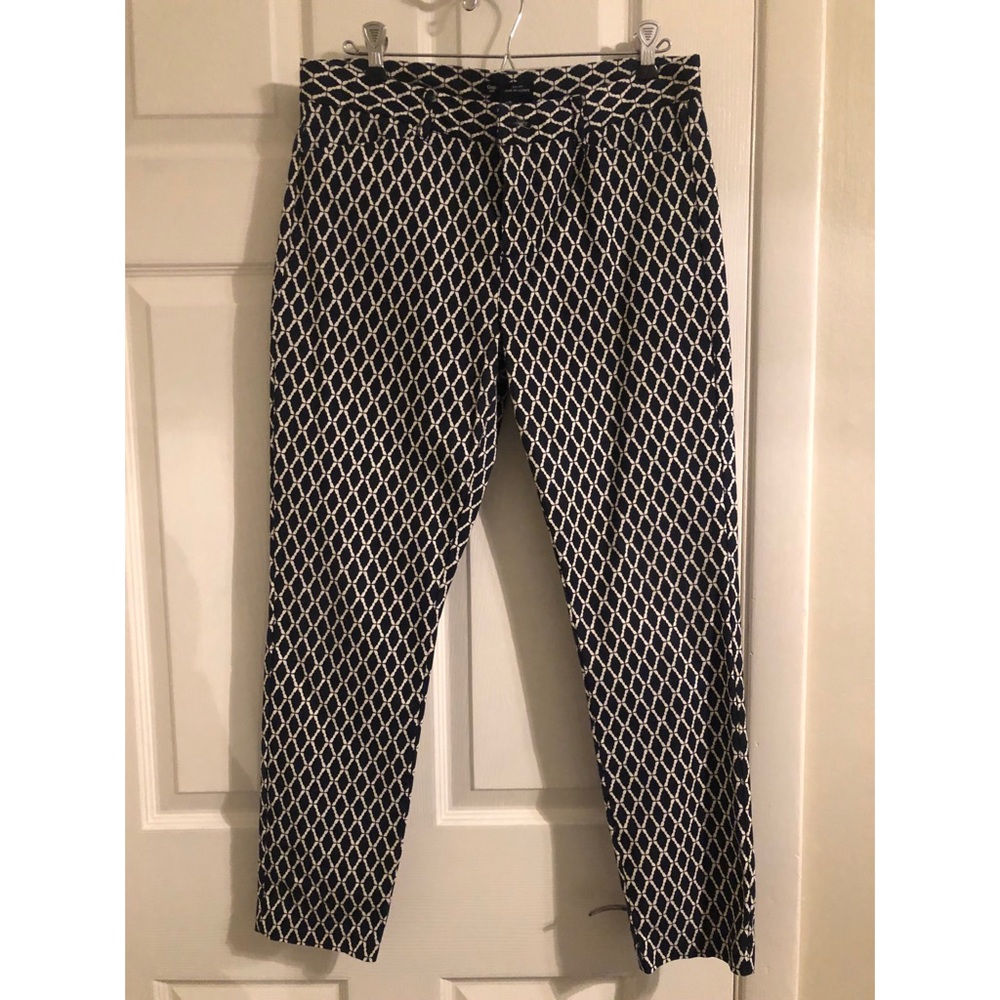GAP slim city navy crop pants size 4